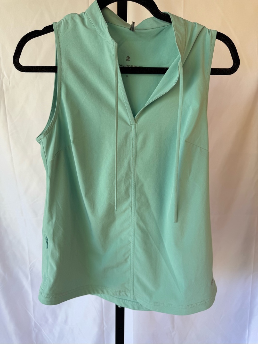 Royal Robbins Spotless Traveler Tank Women Size Small Mint green UV Protection
